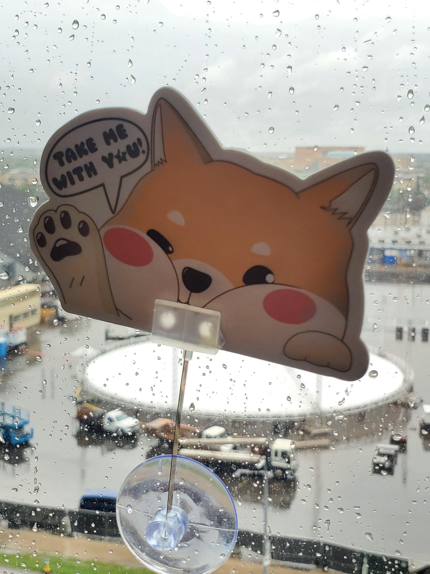 Shiba Swinging Air Freshener