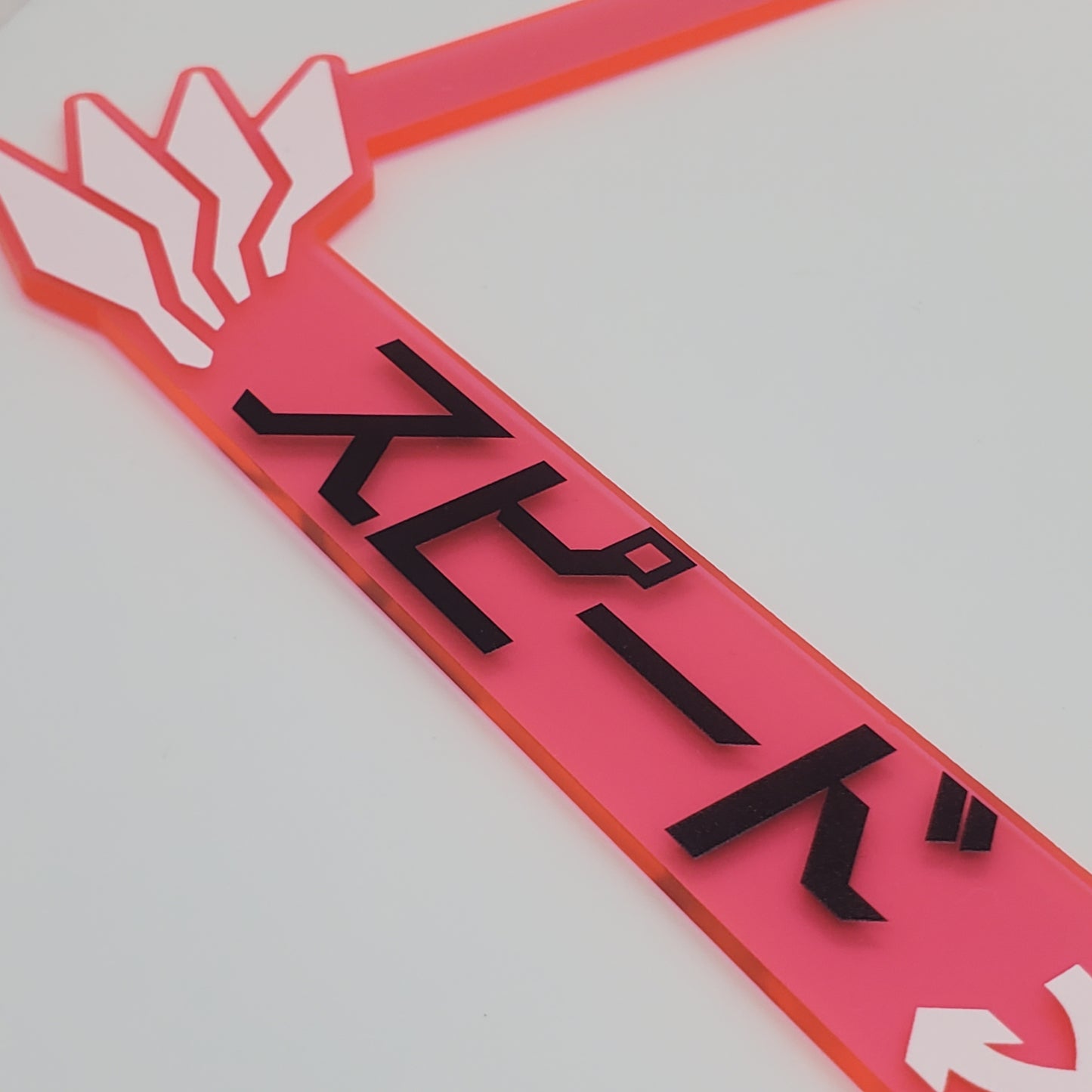 Speed Dandy Plate Frame (Neon Pink)