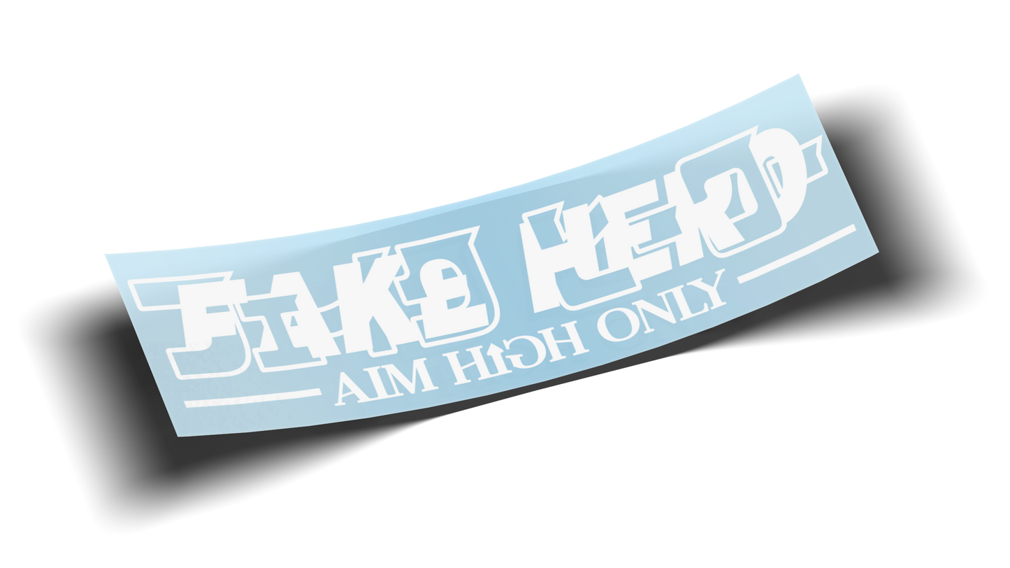 Aim High Only Kiss-Cut Banner