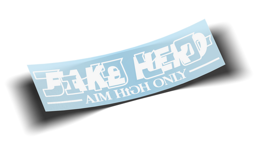 Aim High Only Kiss-Cut Banner